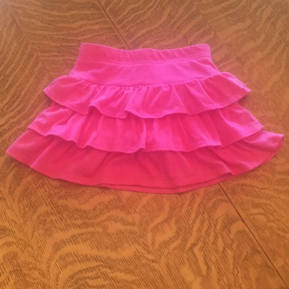 Cute pink ruffle skort